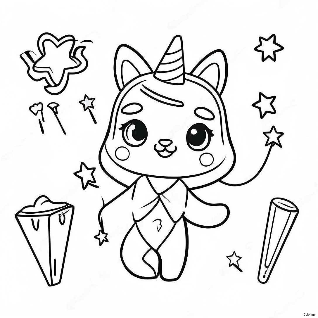 Cute Magic Mixies With Sparkling Wands Coloring Page 6765 5501