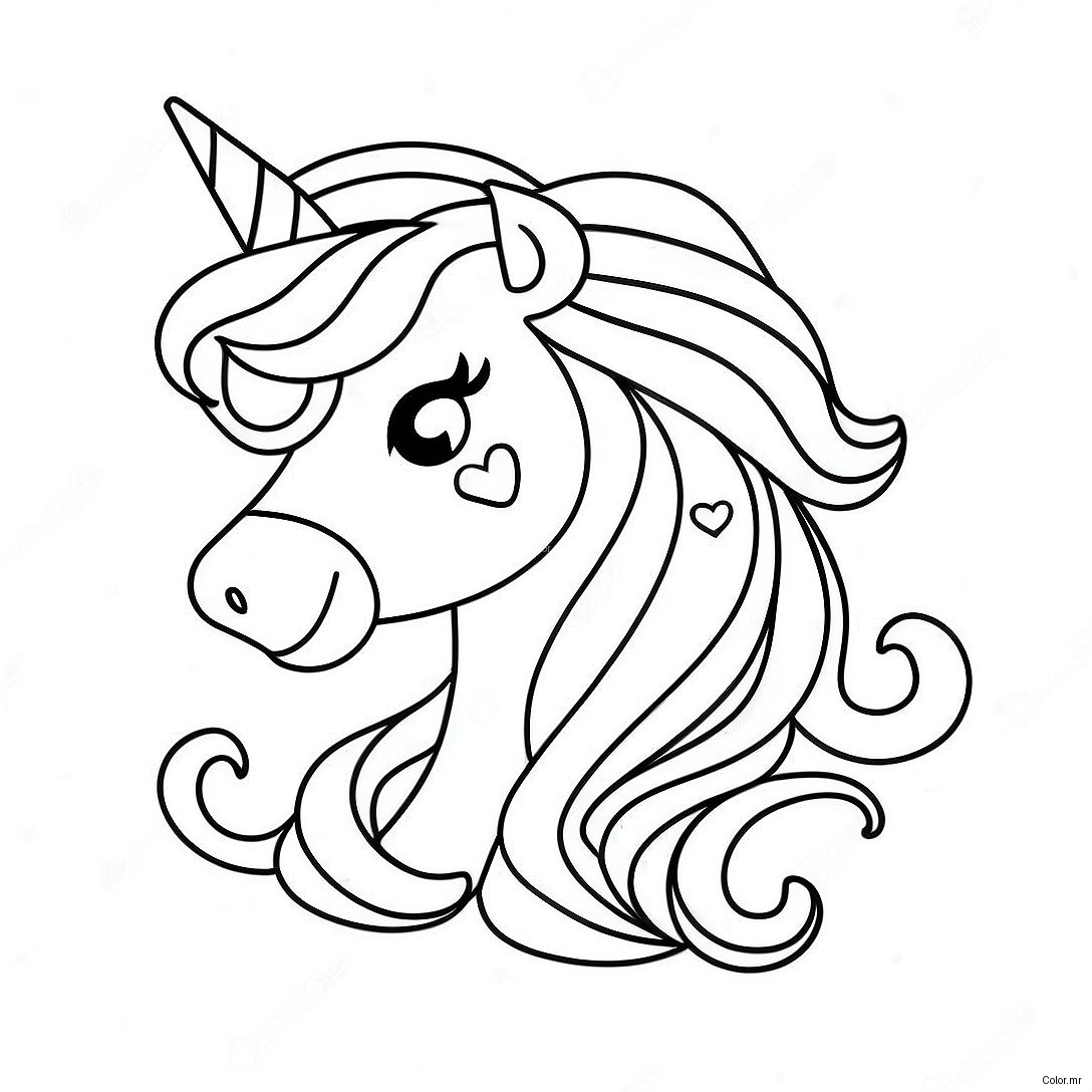 Magical Unicorn With Sparkling Rainbow Coloring Page 73836 60941