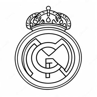 Real Madridin Logo Varittamissivu 10236-8412