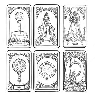 Mystiset Tarot Kortit Varityssivu 10788-8845