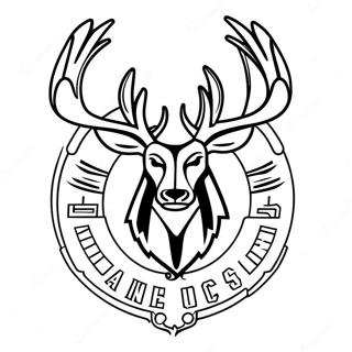 Milwaukee Bucks Logo Maalaus 11247-9218