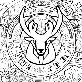 Milwaukee Bucks Logo Maalaus 11247-9219