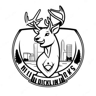 Milwaukee Bucks Logo Maalaus 11247-9220