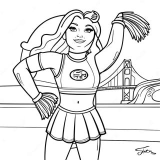 San Francisco 49ers Cheerleader Varityssivu 11868-9718