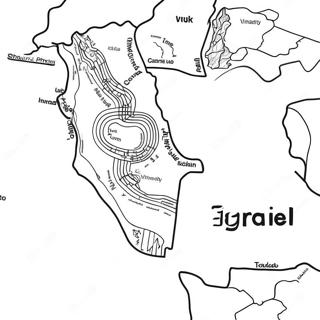 Israelin Kartta Varityssivu 12617-10498