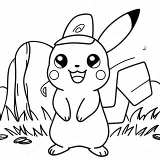 Ash Pikachun Kanssa Varityssivu 12638-10520