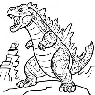 Godzilla Karjuu Raivokkaasti Varityssivu 13959-11564