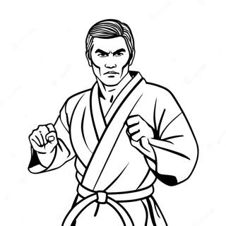 Karate Värityskuvat