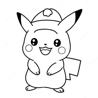 Pikachu Jouluhatussa Varityssivu 14139-11715