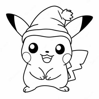 Pikachu Jouluhatussa Varityssivu 14139-11716