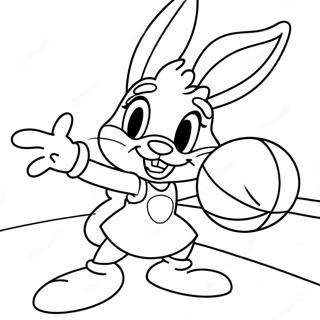 Lola Bunny Pelaamassa Koripalloa Varityssivu 14210-11761