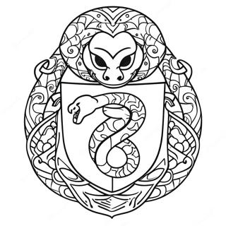 Slytherin Kaarme Embleemi Varitettava Sivupohja 16072-13572