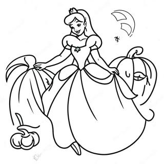 Disney Prinsessa Halloween Värityssivut