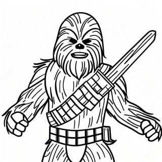 Chewbacca Taisteluasennossa Varityssivu 19189-16044