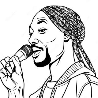 Snoop Dogg Mikrofonin Kanssa Varittamissivu 19629-18354