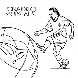 Ronaldinho Driblaa Jalkapalloa Varityskuva 19769-18465