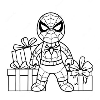 Spiderman Valentine Lahjojen Kanssa Varittamissivu 20362-18915