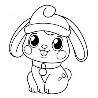 Cinnamoroll Jouluhattu Paassa Varittamissivu 20963-19386