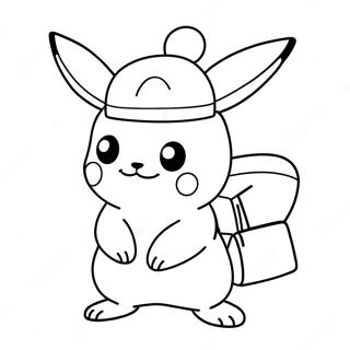 Pikachu Jouluhatussa Varityssivu 21053-19460