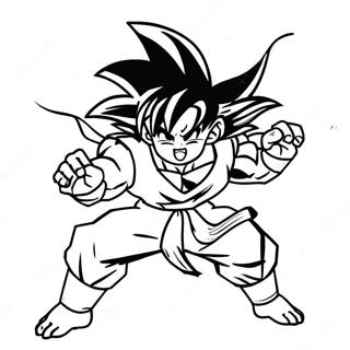 Goku Eeppisessa Taisteluasennossa Varityssivu 21313-19661