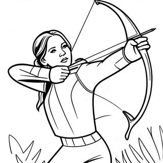 Katniss Everdeen Toiminnassa Varityssivu 21563-20005