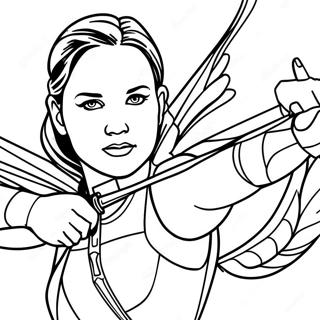 Katniss Everdeen Toiminnassa Varityssivu 21563-20006