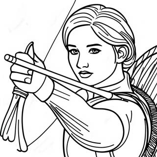 Katniss Everdeen Toiminnassa Varityssivu 21563-20007