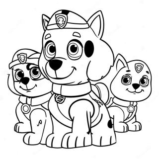 Viehattavat Paw Patrol Hahmot Paasiaisvarityssivulla 21873-20253