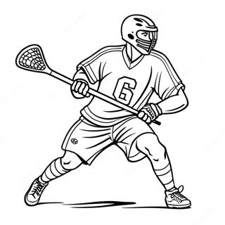 Lacrosse Pelaaja Toiminnassa Varityssivu 22464-20717