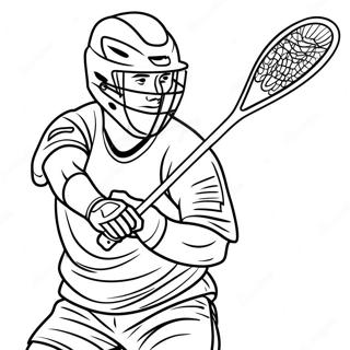 Lacrosse Pelaaja Toiminnassa Varityssivu 22464-20718