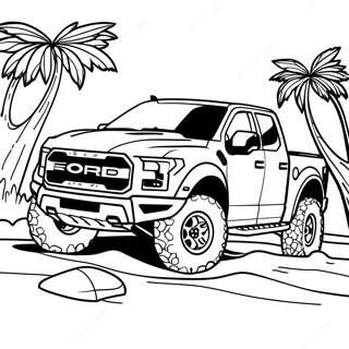 Ford Raptor Toiminnassa Varityssivua 23004-21141