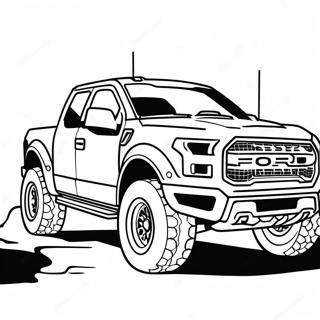 Ford Raptor Toiminnassa Varityssivua 23004-21142