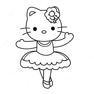 Hello Kitty Ballerina Viivavarityssivu 23293-21370