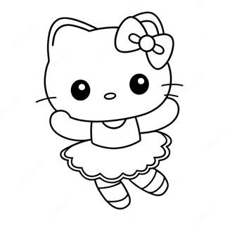 Hello Kitty Ballerina Viivavarityssivu 23293-21371