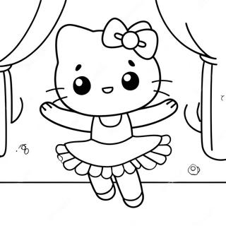 Sopo Hello Kitty Ballerina Tanssivarityssivu 23294-21374