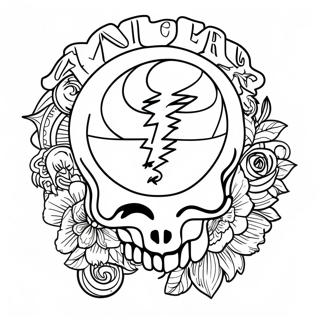 Grateful Dead Logo Varittamissivu 23513-21547