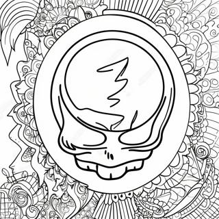 Grateful Dead Logo Varittamissivu 23513-21719