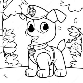 Paw Patrol Kiitospäivä Värityskuvat