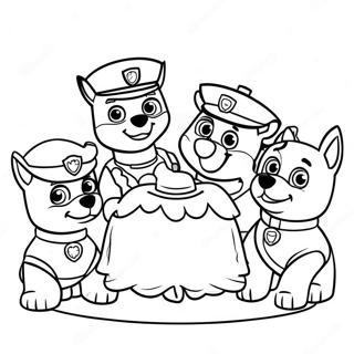 Suloiset Paw Patrol Hahmot Kiitospaivana Varityssivu 23554-21582