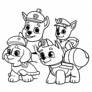 Suloiset Paw Patrol Hahmot Kiitospaivana Varityssivu 23554-21754