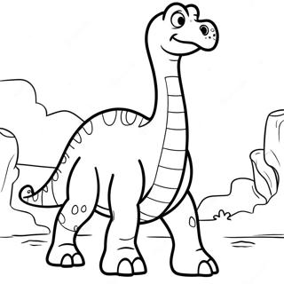 Brontosaurus Värityskuvat