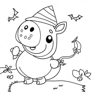 Peppa Possu Halloween Varityssivu 23643-21822