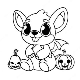 Sopo Halloween Stitch Kurpitsalla Varityssivu 2453-1998