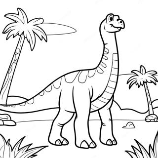 Brachiosaurus Värityskuvat