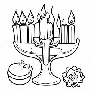 Hanukka Värityskuvat