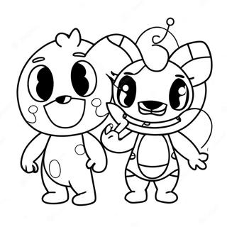 Chibi Aurinko Ja Kuu Fnaf Hahmot Varittamissivu 27013-24669