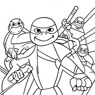 Tmnt:n Nousu Värityskuvat