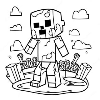 Minecraft Zombie Varittamissivu 27533-25066