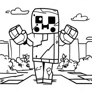 Minecraft Zombie Varittamissivu 27533-25068