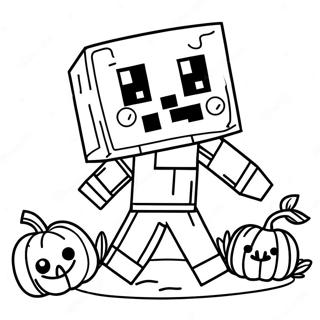 Sopo Minecraft Zombie Kurpitsan Kanssa Varittamissivu 27534-25069